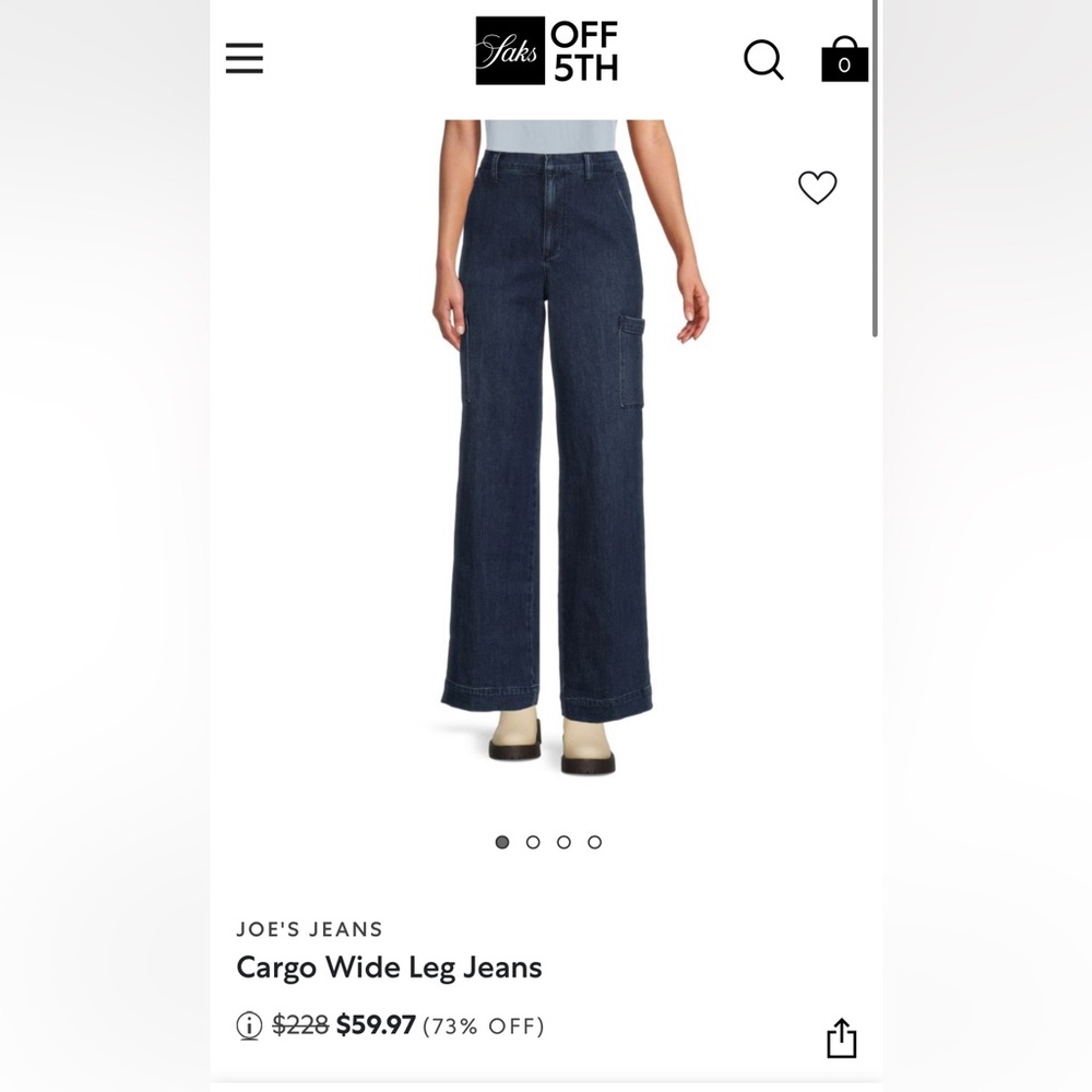 Joe's Jeans Dalia Cargo Jean Women's, size 34 - Picture 10 of 16
